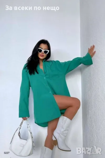 Дамска Дълга Риза Код Р&М18, снимка 1