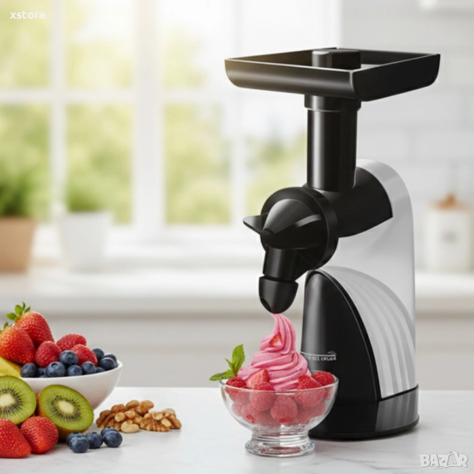 Натурален уред за здравословен сладолед без захар, мляко и глутен Starlyf Perfect Ice Cream, снимка 1