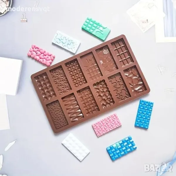 Силиконова форма за дубайски шоколад, снимка 1