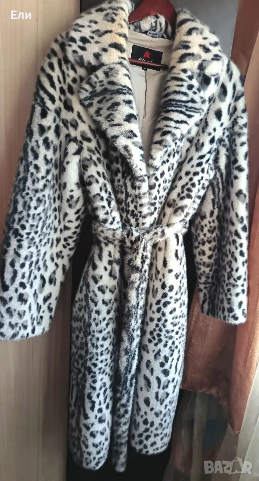 Еко палто с косъм , снимка 1