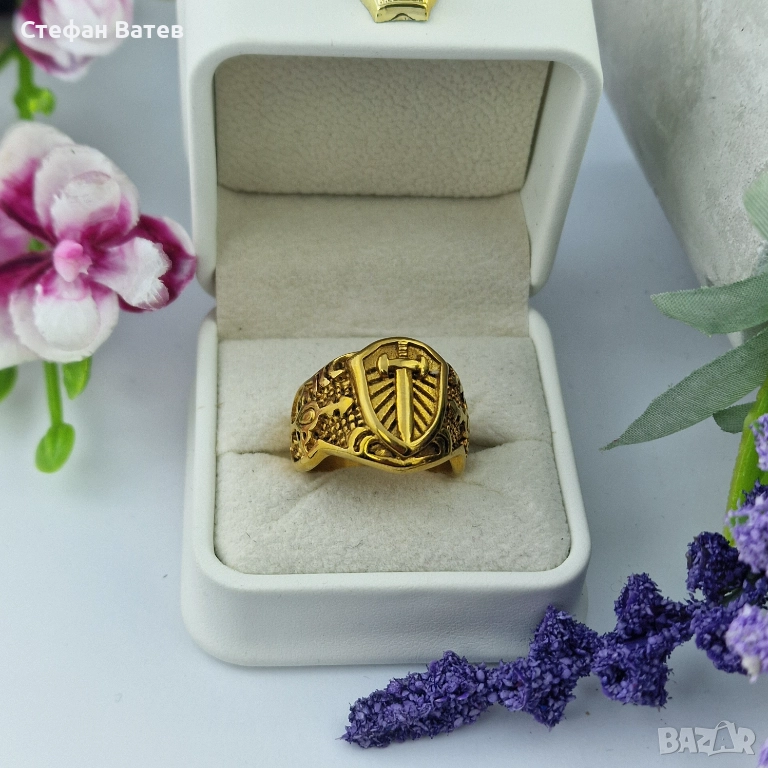 Пръстен „Кралска корона – релеф“, снимка 1