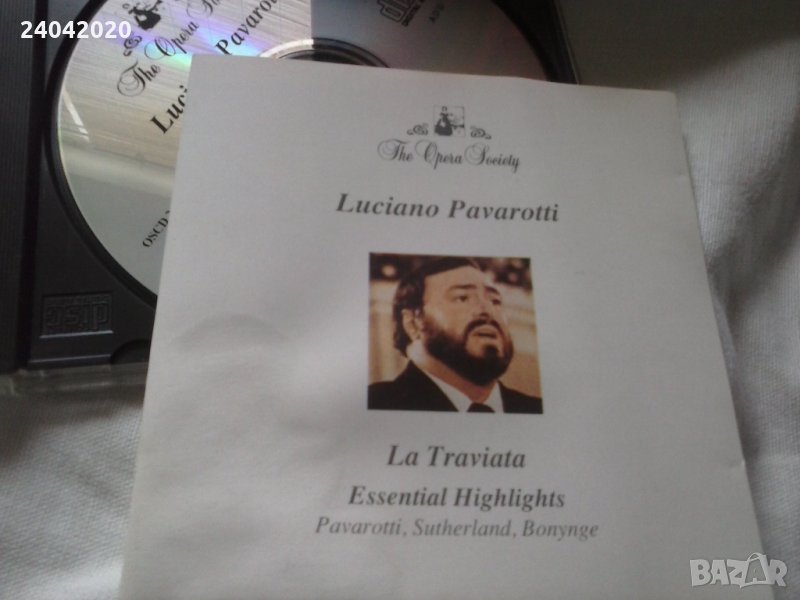 Luciano Pavarotti - La Traviata оригинален диск, снимка 1