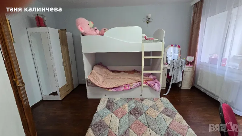 Двуетажно поръчково легло като ново 2 броя, снимка 1