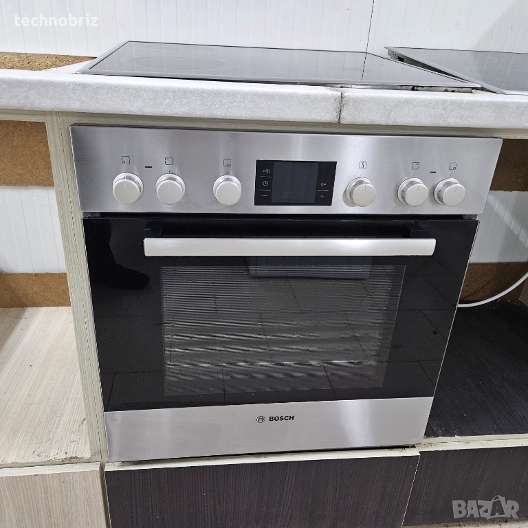 Немска фурна за вграждане с керамичен плот Bosch - ГАРАНЦИЯ, снимка 1