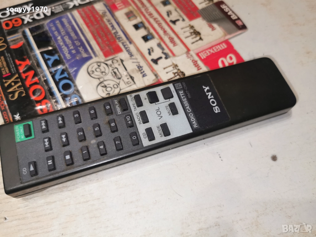 SONY RMT-C560 AUDIO REMOTE-ВНОС SWISS 2312251105, снимка 1