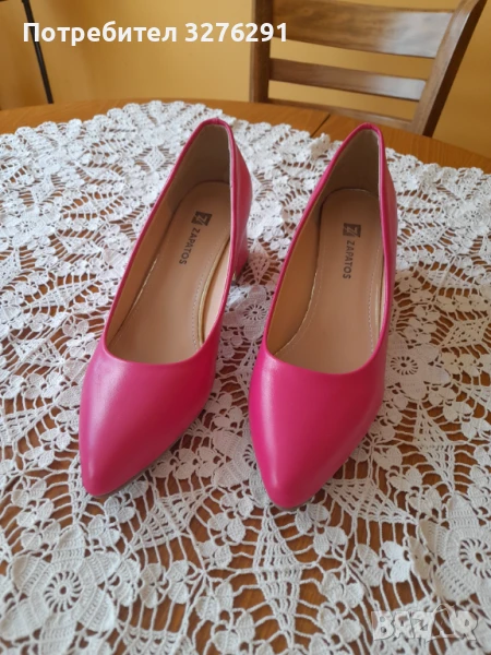 Цикламени обувки р.39, снимка 1