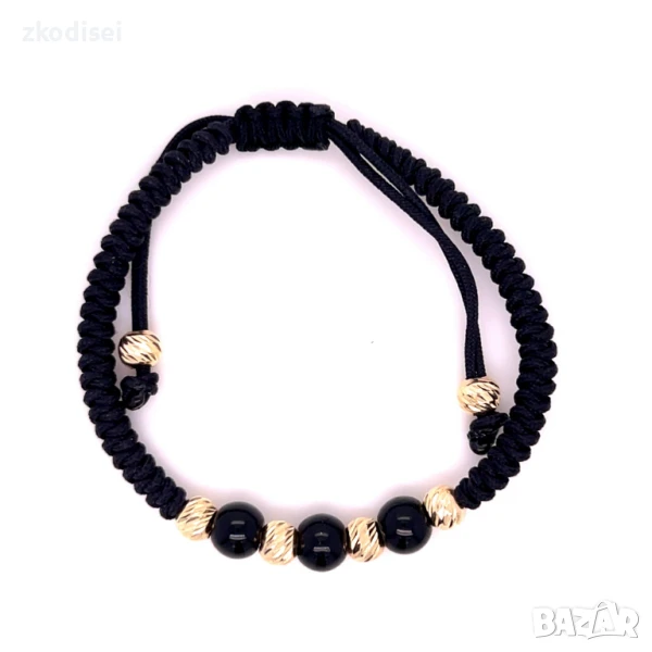 Златна регулируема гривна 1,00гр. 14кр. проба:585 модел:33346-1, снимка 1