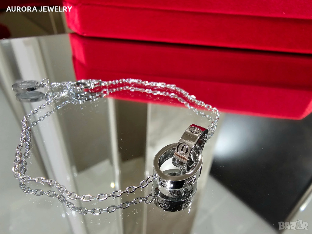 CARTIER Love Silver Chain Мъжка / Дамска Гривна, снимка 1