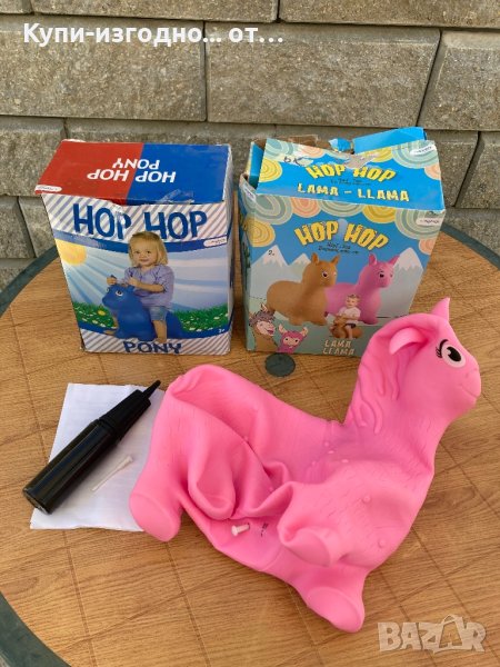 Детско пони за скачане John Hip Hop Pony , розов или син цвят, снимка 1