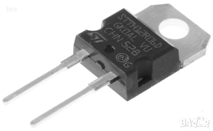 STTH12R06D super fast diode, 600V, 12A, 25ns, снимка 1