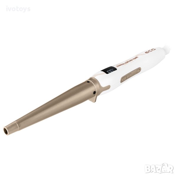 Маша за коса ECG KE 2451 Simply Curly, 40W, 80–230 °C, Бял, снимка 1