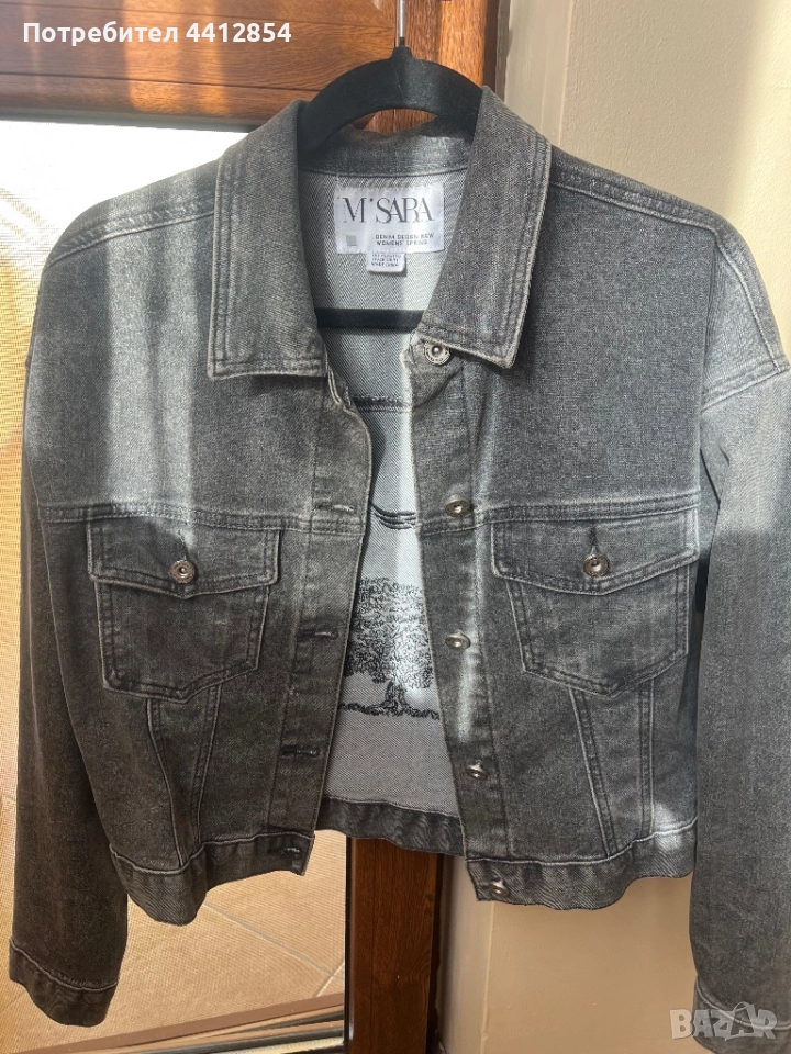 Есенно дънково сако, снимка 1