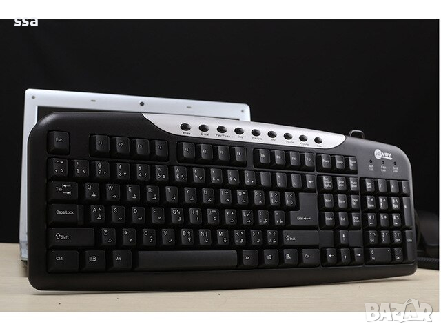 Клавиатура, JeWAY JK-8606B USB, Черна + 9 Мултимедиини клавиша, снимка 1