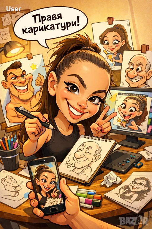 Карикатура, снимка 1