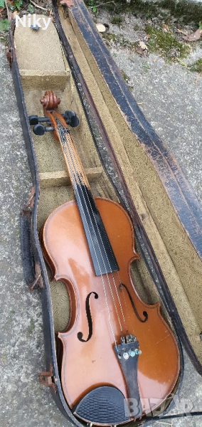 Цигулка Кремона с лък и куфар , снимка 1