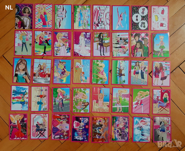 40 броя стикери за колекционерски албум Барби, Barbie , снимка 1