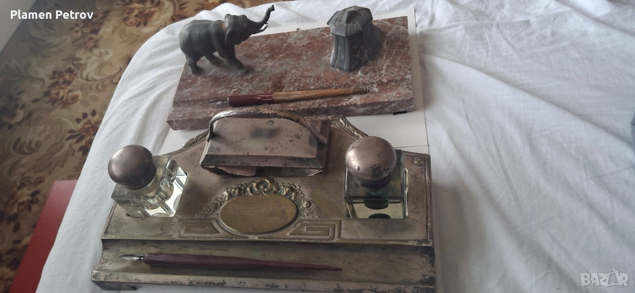 френска мастилница и друга , снимка 1