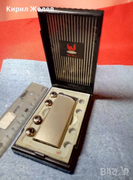 HUO WANS Маркова ВИНТИДЖ МОДЕЛ ГАЗОВА ЗАПАЛКА с КУТИЙКАТА й 41035, снимка 1