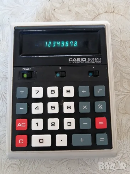 Ретро калкулатор CASIO 801-MR, снимка 1