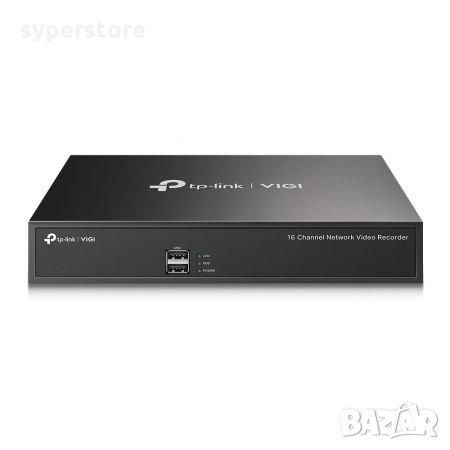 Мрежови Видeoрекордер NVR 16-канален TP-Link VIGI NVR1016H 10TB Съхранение, снимка 1