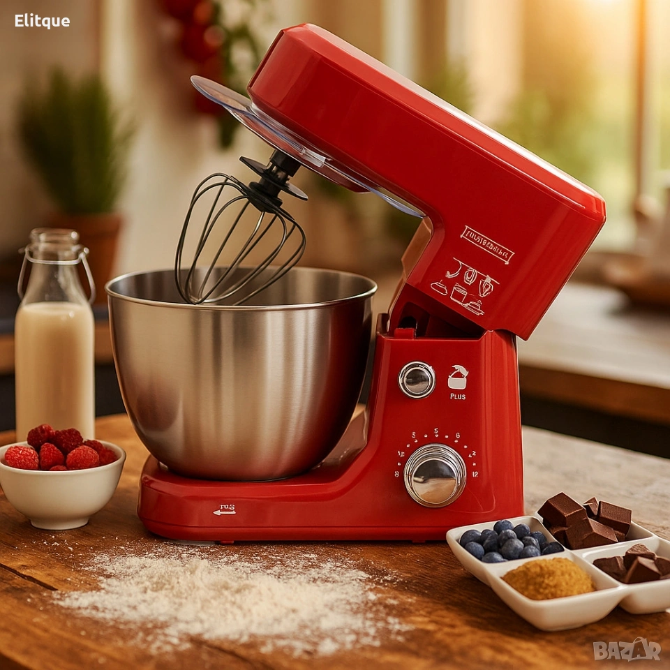 Планетарен кухненски миксер Royalty Line RL-PKM-700.472.2S, снимка 1