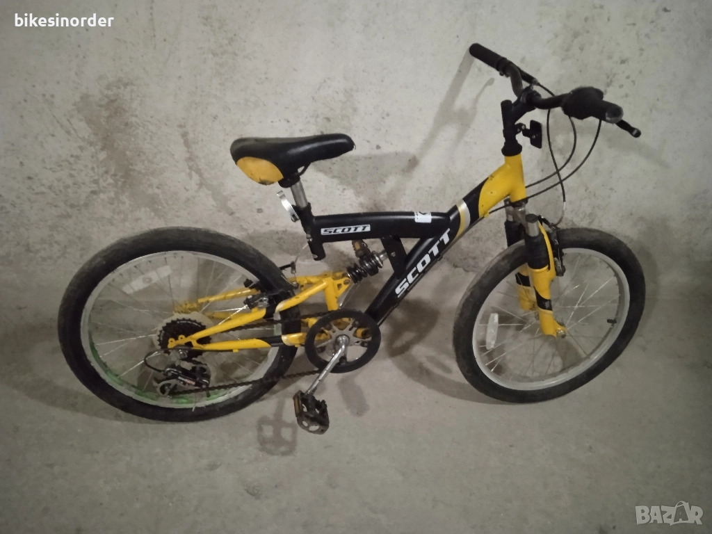 Детски БМХ 20 цола 2 амортисьора и скорости , снимка 1