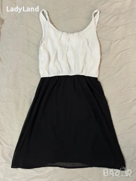 Рокля черно и бяло , снимка 1