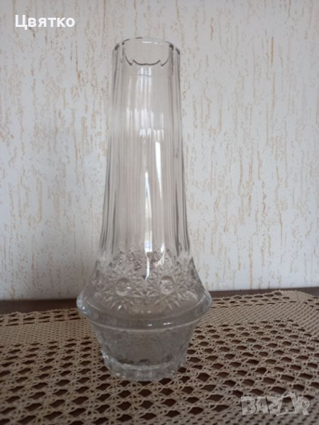 Ваза оловен кристал височина 36 см., снимка 1
