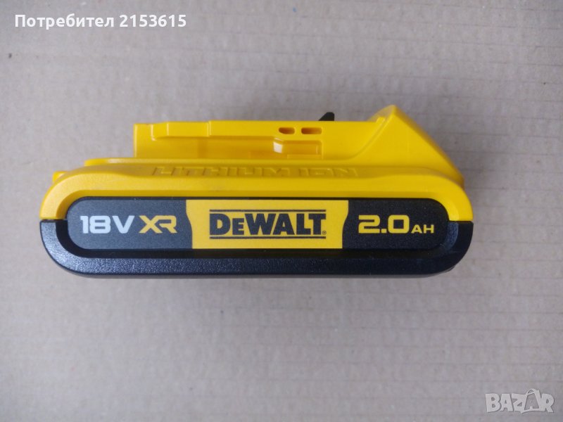 Oригинална Акумулаторна батерия DeWALT 18V XR 2.0Ah DCB183, снимка 1