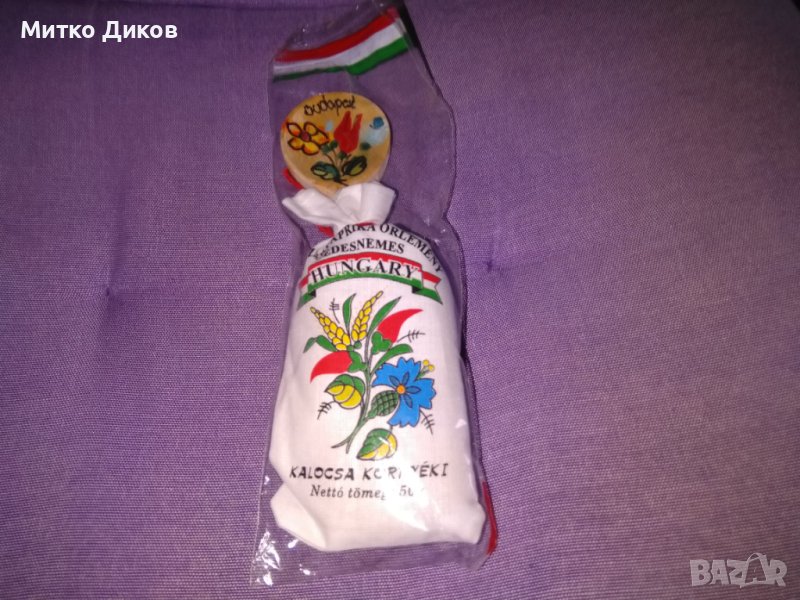 Калоча унгарски сладък червен пипер-най добрият в Европа-подаръчна опаковка 50гр с лъжичка, снимка 1