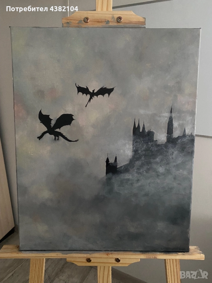 Ръчно нарисувана картина, снимка 1