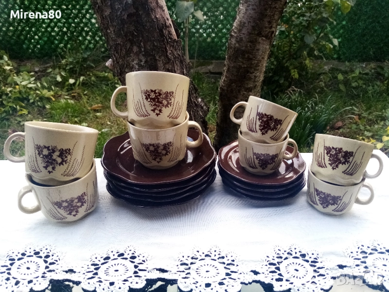 Български сервиз за чай и кафе, снимка 1