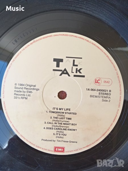 ✅ПОДАРЯВАМ! Talk Talk – It's My Life голяма грамофонна плоча , снимка 1