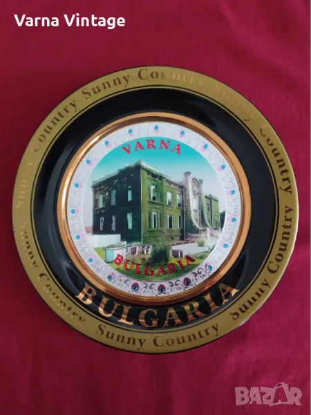 Много красива колекционерска порцеланова чиния Варна., снимка 1