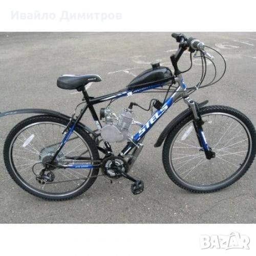 Бензинов вело двигател / двигател за колело 100куб, снимка 1