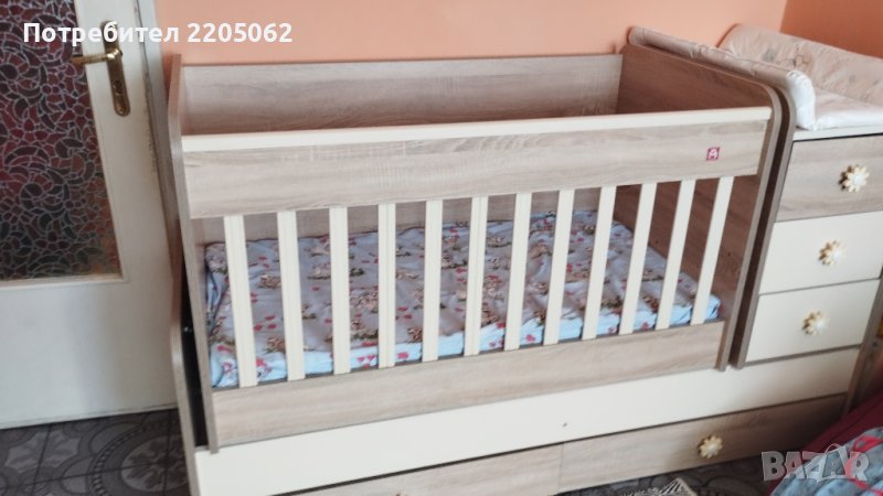 Комбинирано детско легло с 5 мини шкафчета, снимка 1