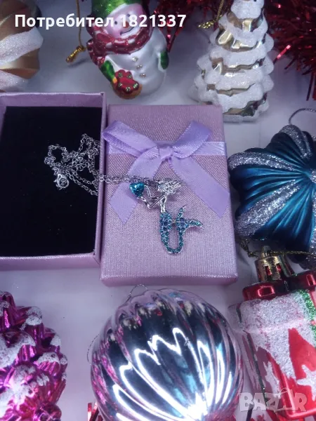 Колие с кристали , снимка 1