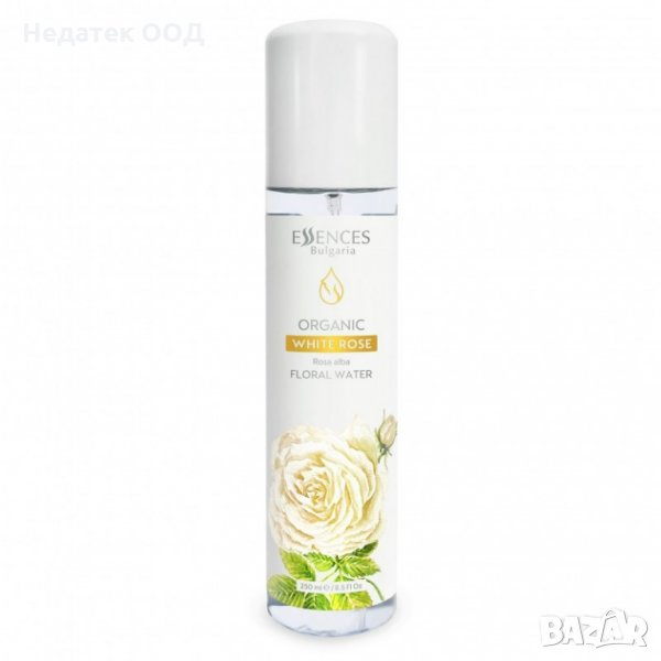 Био флорална вода Essences Bulgaria, Бяла роза, 250 мл, снимка 1