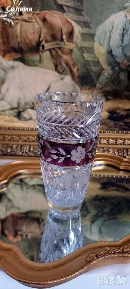 Кристална ваза , снимка 1