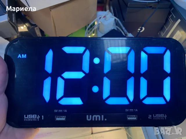 LED дигитален стенен часовник / Будилник със Седмични Аларми и Димиране, снимка 5 - Други стоки за дома - 49369542