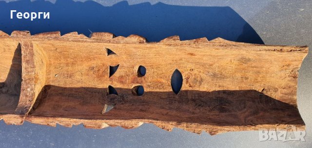 Стара уникална дървена маска от Камбоджа, снимка 3 - Антикварни и старинни предмети - 34085167