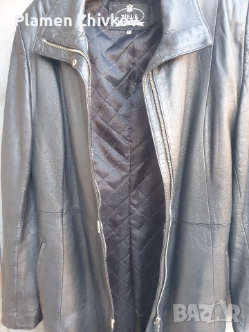 Луксозно кожено дамско манто PiELE , снимка 8 - Якета - 53734191