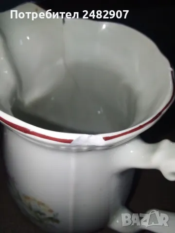 Стара порцеланова кана, снимка 7 - Антикварни и старинни предмети - 49026582