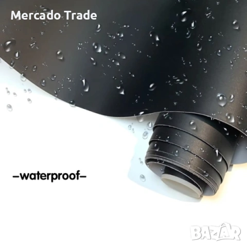 Фолио за кола Mercado Trade, Черно мат, снимка 4 - Аксесоари и консумативи - 53536139