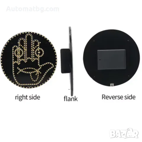 LED табела за автомобил Automat, Светеща ръка, Емоджи, снимка 8 - Аксесоари и консумативи - 48694886