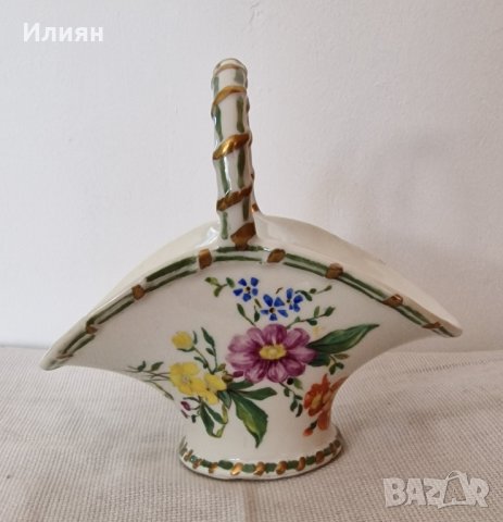 Изключително красива кошница на Limoges France 🇫🇷 , снимка 5 - Антикварни и старинни предмети - 44461817