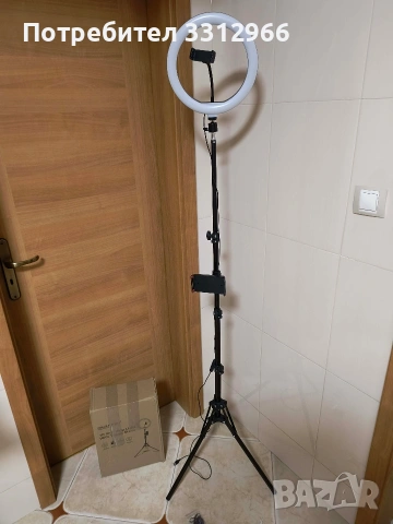 Чисто нова лед ринг лампа с трипод 176см