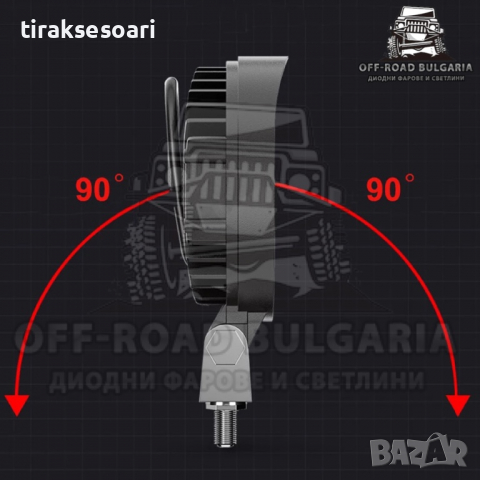 ~ НОВ МОДЕЛ ~ 4 Броя МОЩНИ Диодни фарове, снимка 4 - Аксесоари и консумативи - 36275564