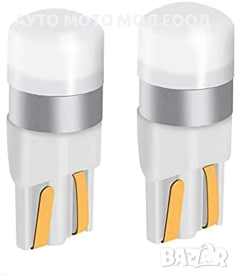 Комплект LED Диодни крушки тип Т10 - 6000K ( 2 броя ), снимка 4 - Аксесоари и консумативи - 50132522