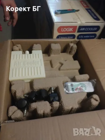 Мобилен Климатик Logik L48ACW20 Portable Air Cooler!, снимка 4 - Климатици - 50433178